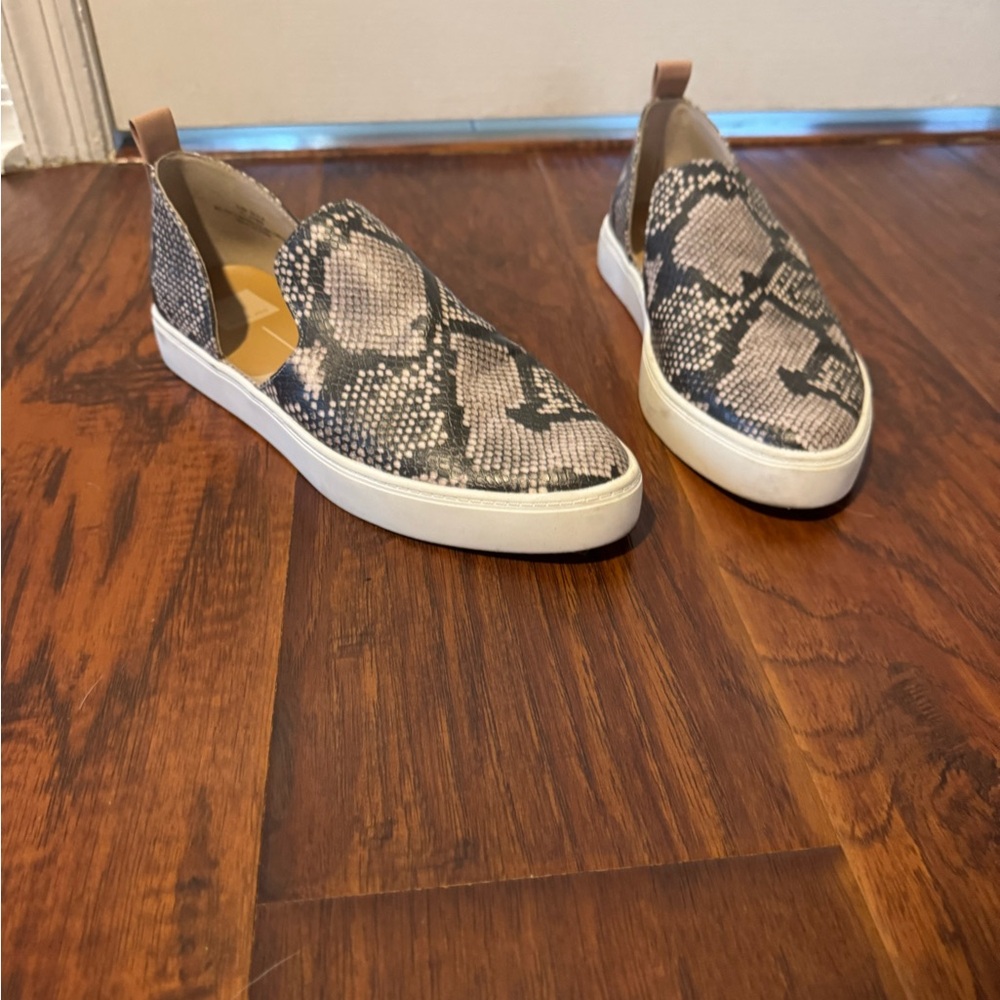 Women's Slip-On Snake Print Sneakers